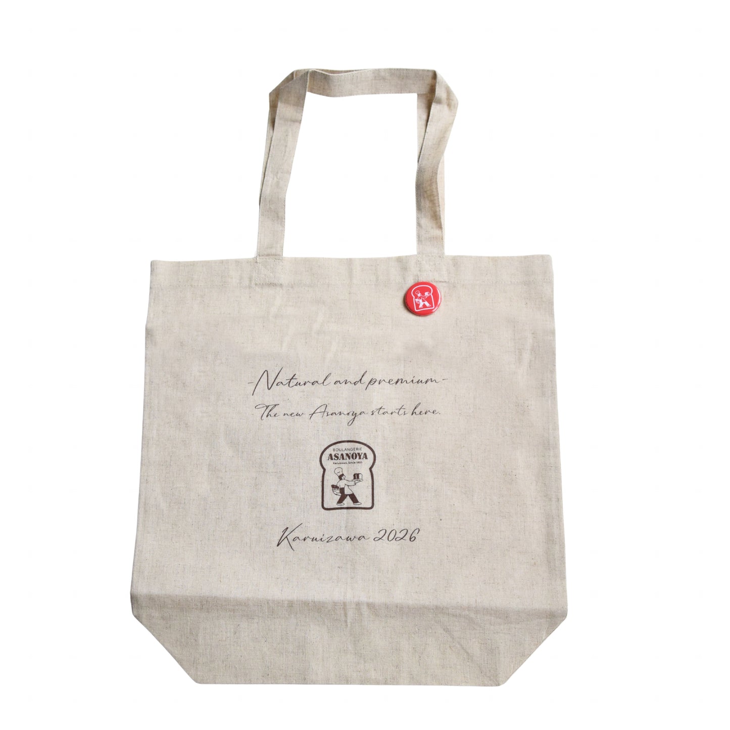 軽井沢限定缶バッジ付きトートバッグ 2026